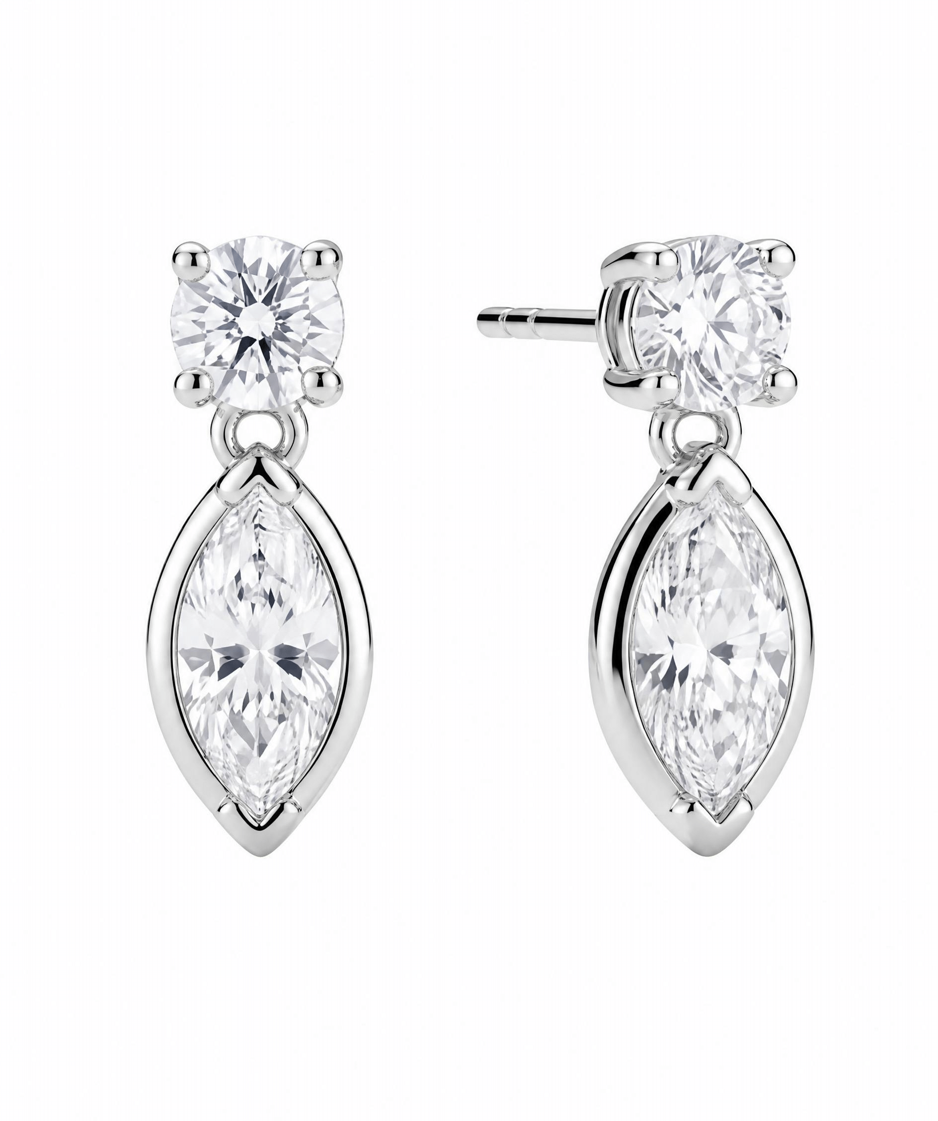 Isolated Earring Close-Up